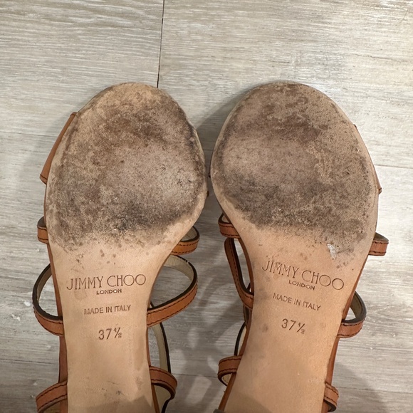 Jimmy Choo leather sandals, 37.5 - Picture 5 of 5